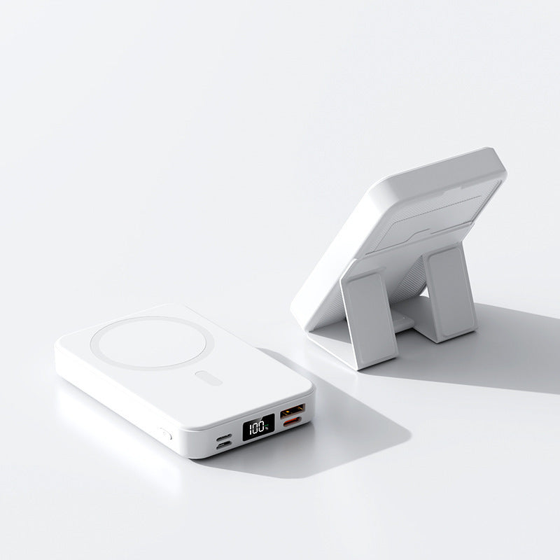 Magnetic Wireless Power Bank With Bracket