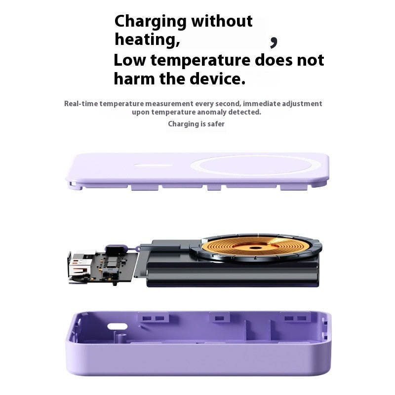 Magnetic Wireless Power Bank With Bracket